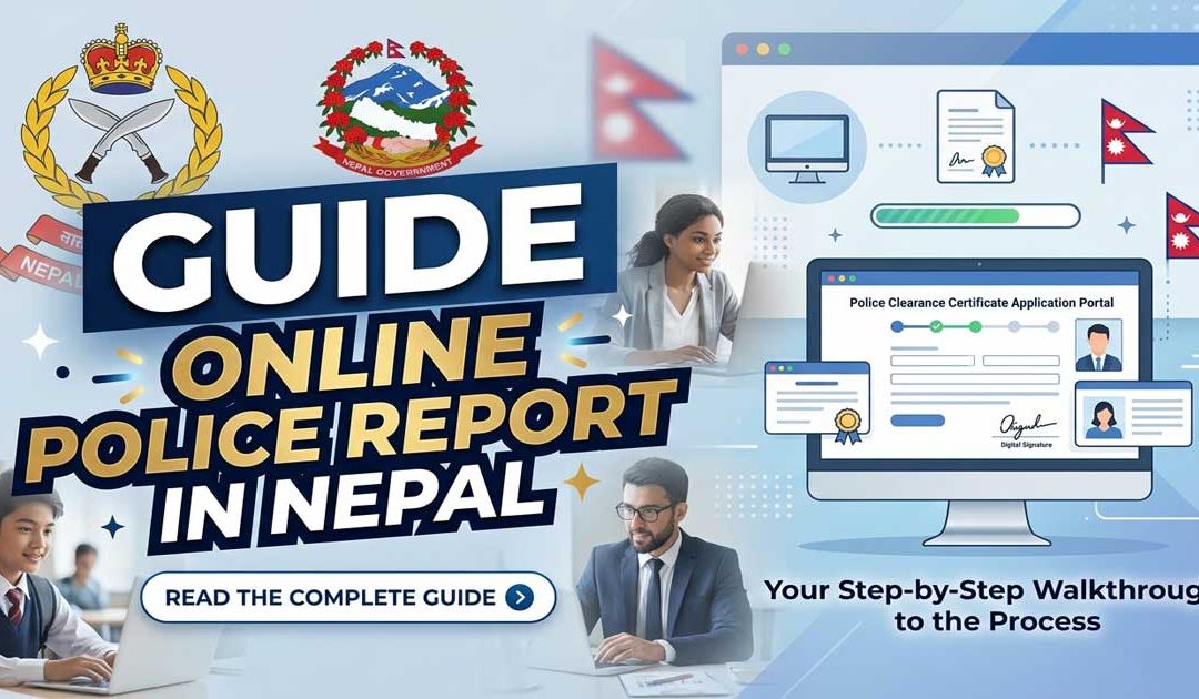 Easy Guide on applying Online Police Report in Nepal | Police report consular attestation online payment