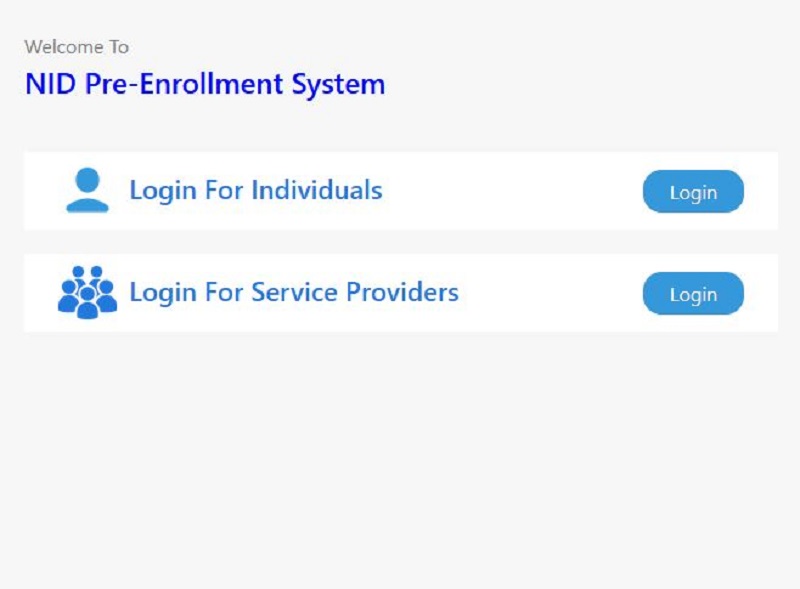Registration of Nid in Nepal