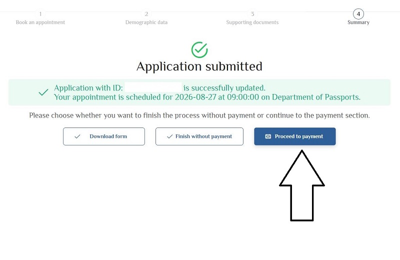 Passport Online Payment